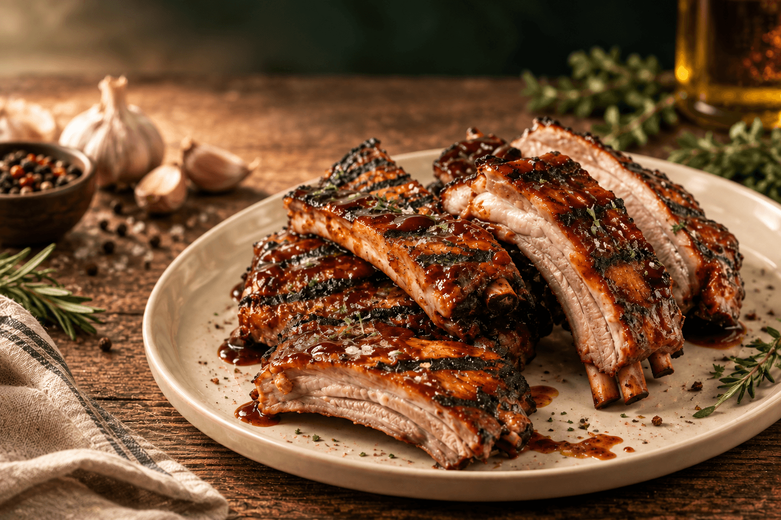 Costilla de Cerdo Mechada