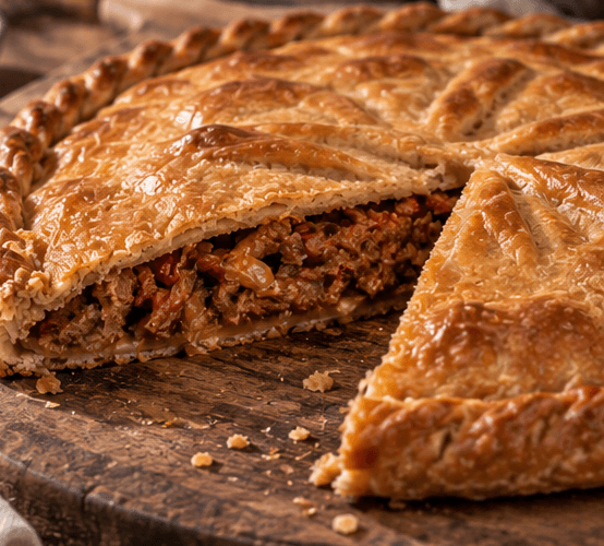 Empanada gallega de Pringá andaluza